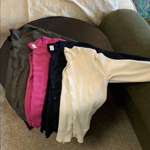 FOUR button up 3/4 sleeve cardigans